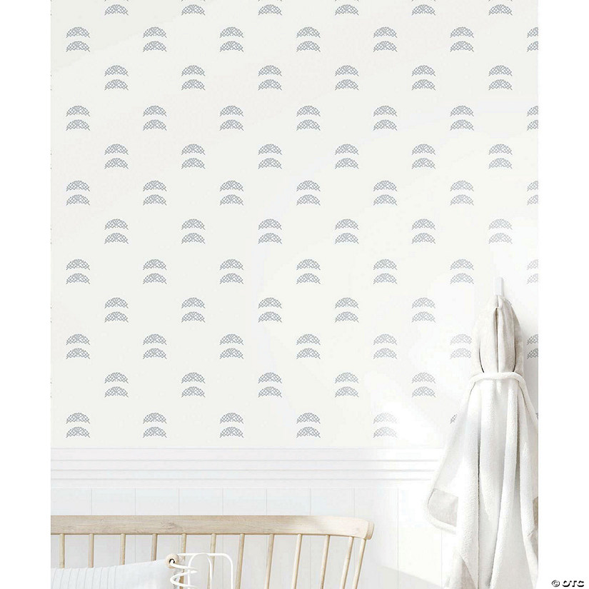 RoomMates Rose Lindo Half Moon Peel & Stick Wallpaper Gray Image