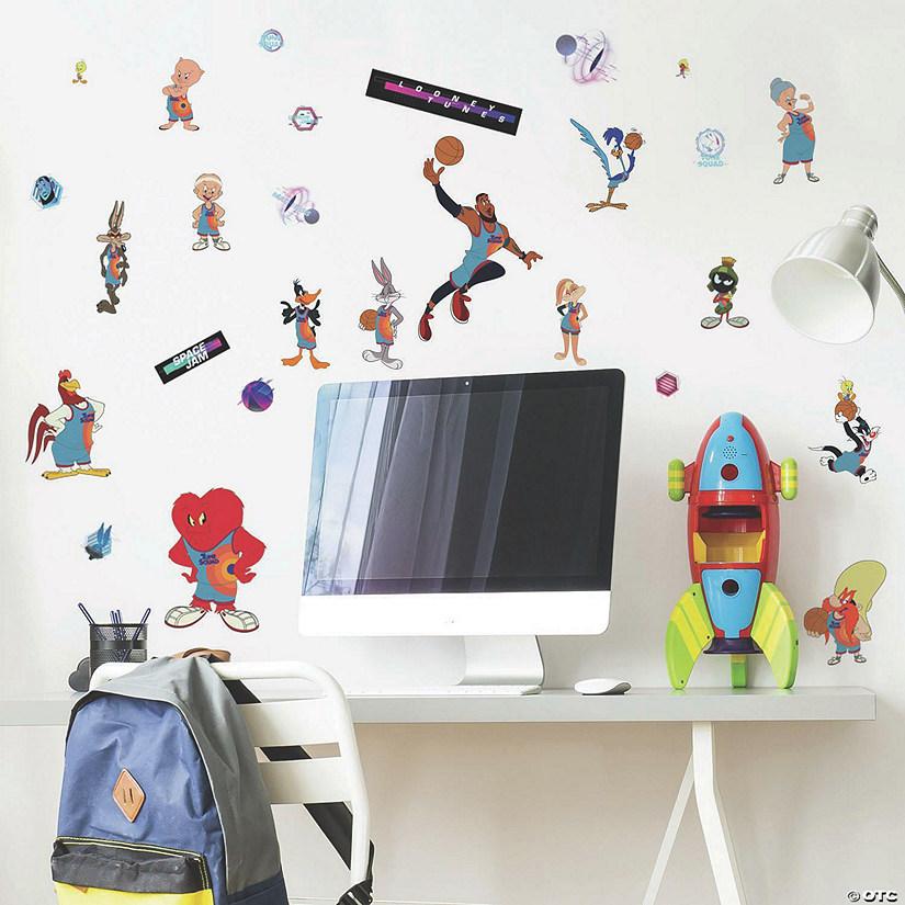 Roommates Space Jam Peel And Stick Wall Decals Image