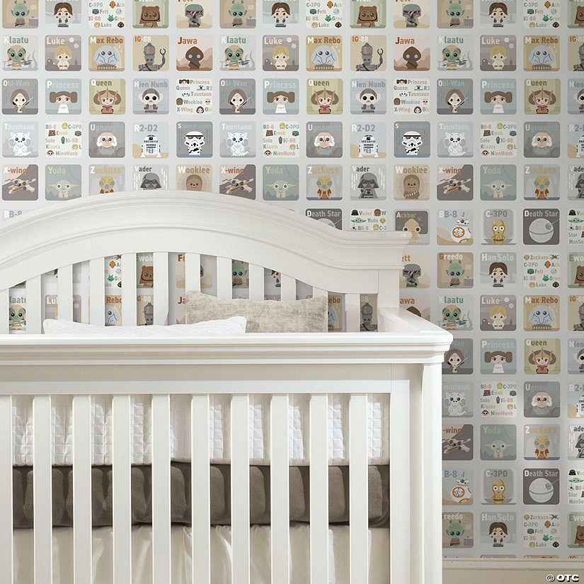 Roommates Star Wars Infant Alphabet Peel & Stick Wallpaper Image