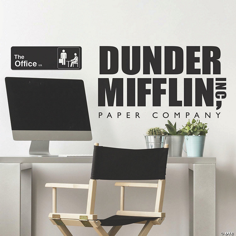 Roommates The Office Dunder Mifflin Peel And Stick Giant Wall Decal Image