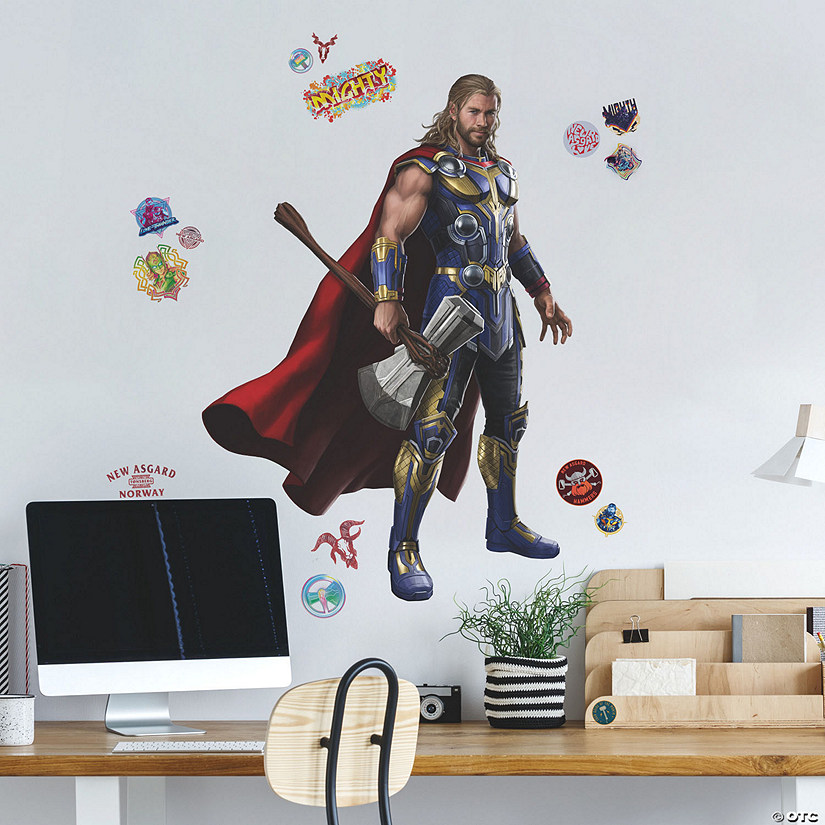 RoomMates Thor: Love And Thunder Peel And Stick Giant Wall Decals Image