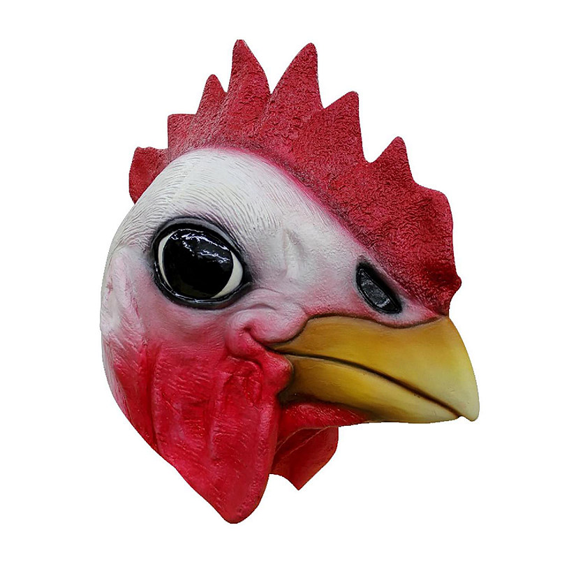 Rooster Adult Latex Costume Mask Image