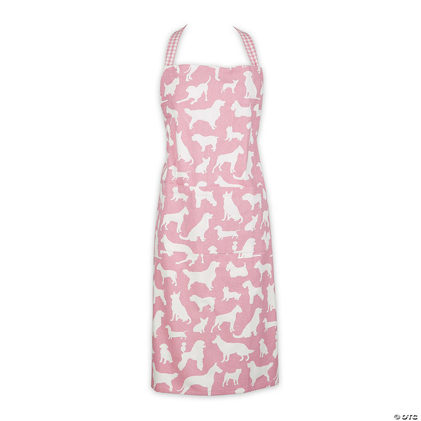 Rose Dog Print Chef Apron Image
