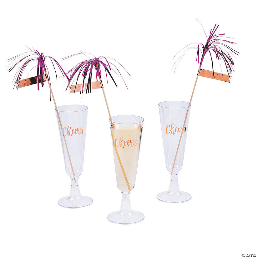 Rose Gold Champagne Set - 6 Pc. Image
