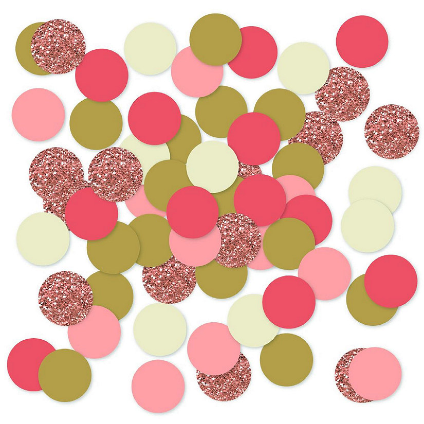 Rose Gold Fall Confetti 180-Pack Image