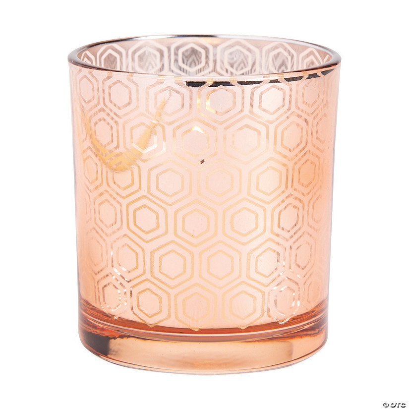 Rose Gold Votive Holders 6 Pc. Oriental Trading