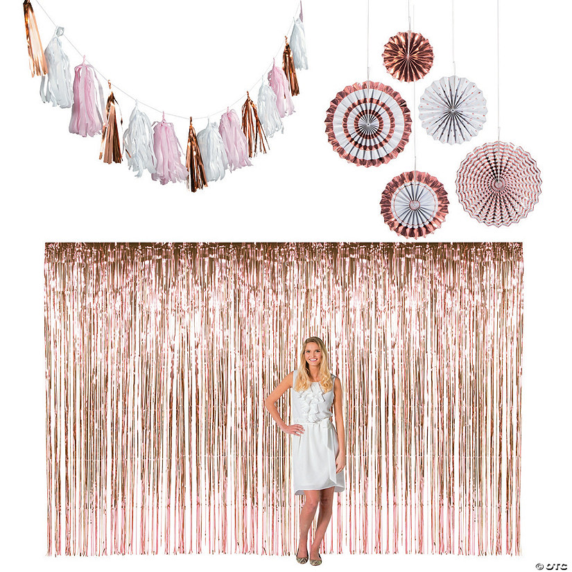 Rose Gold Wall Decorating Kit Image