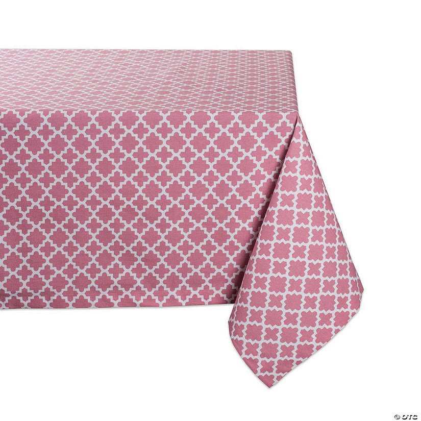Rose Lattice Tablecloth 60X104 Image