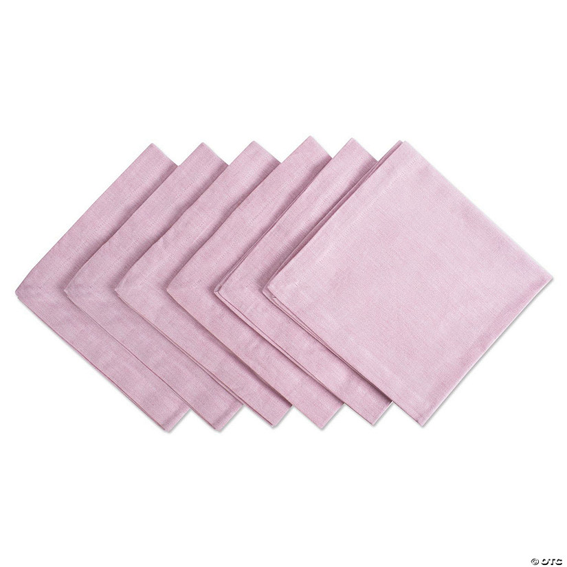 Rose Solid Chambray Napkin (Set Of 6) Image