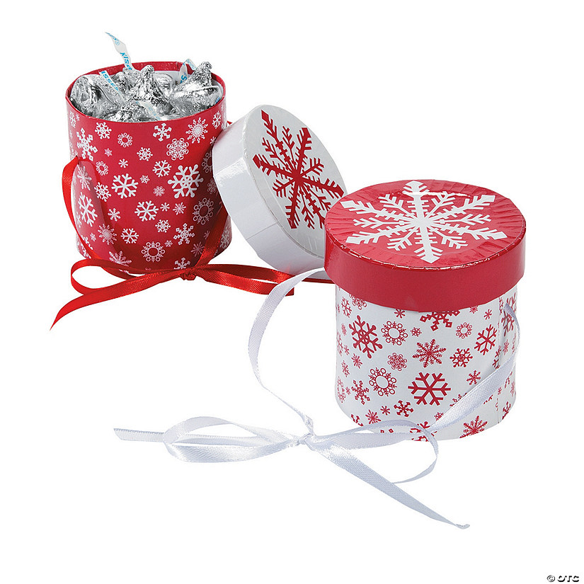 Round Christmas Favor Boxes Discontinued