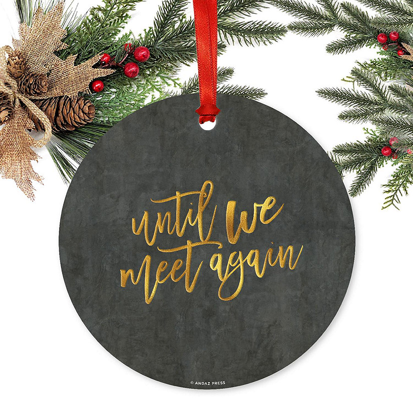 Round Metal Meet Again Ornament Image