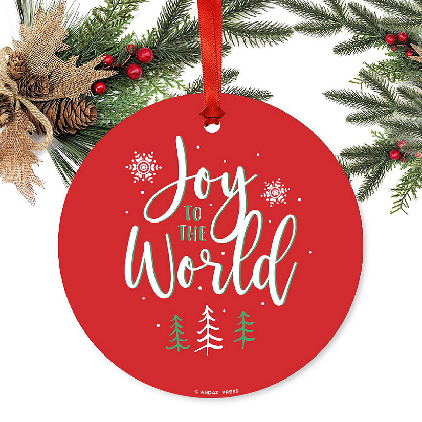 Round Metal Script, Joy To World Image