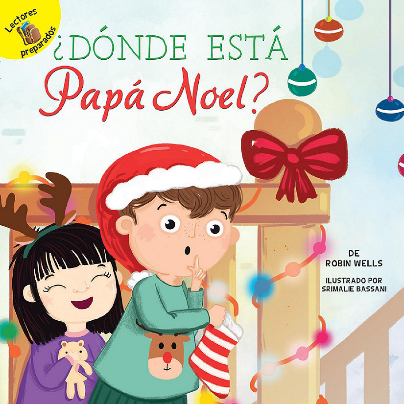 Rourke Educational Media &#191;D&#243;nde est&#225; Pap&#225; Noel? (Where is Santa Claus) Spanish Children's Christmas Book, Guided Reading Level E Image