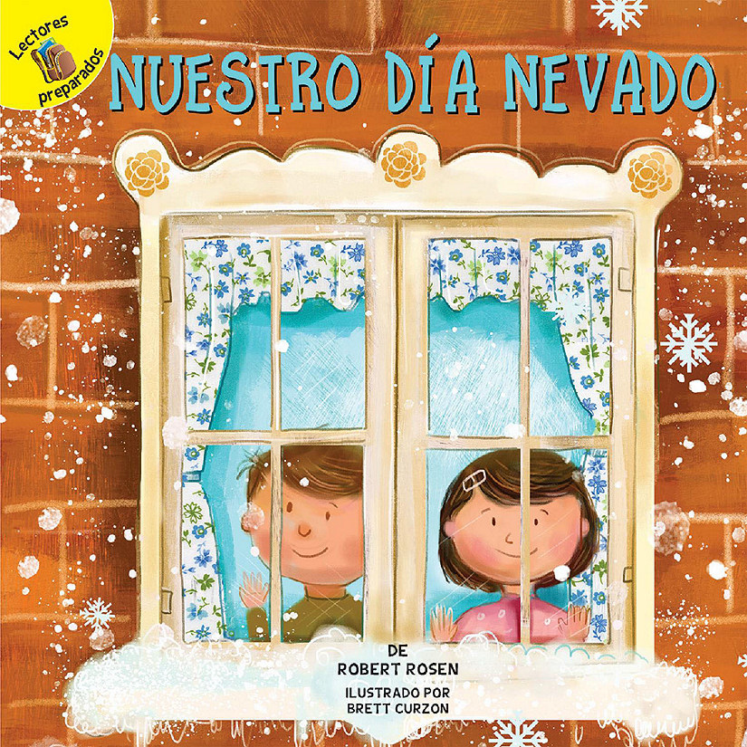 Rourke Educational Media Nuestro d&#237;a nevado (Our Snowy Day) Spanish Children's Book, Guided Reading Level F Image