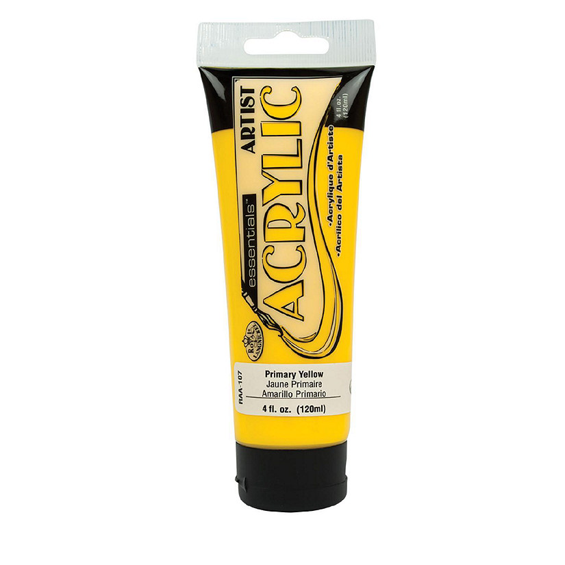 Royal Brush Artist Acrylic Paint, 120ml, Primary Yellow Image