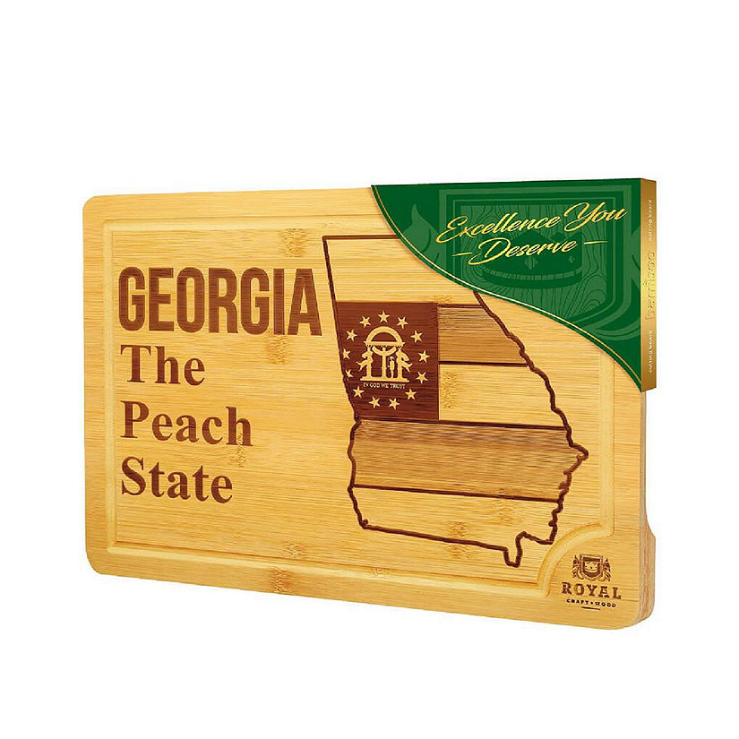 Royal Craft Wood Cutting Board, Georgia Image
