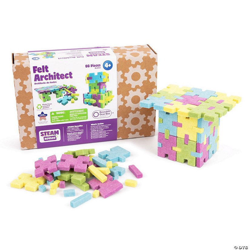Roylco Felt Architect, 88 Pieces Image