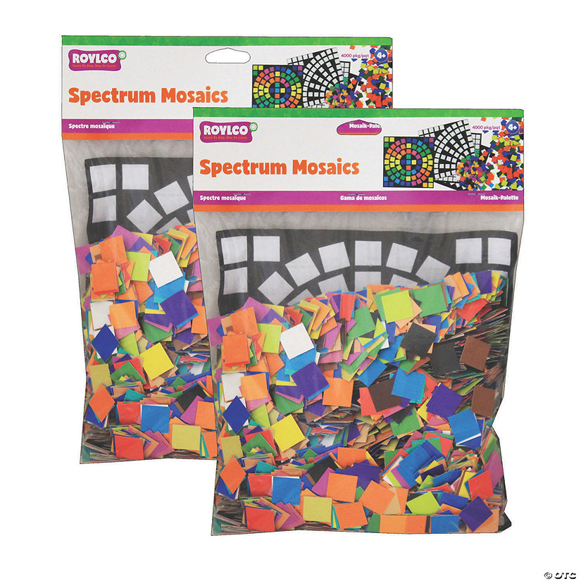 Roylco&#174; Spectrum Mosaics, 8000 pieces Image