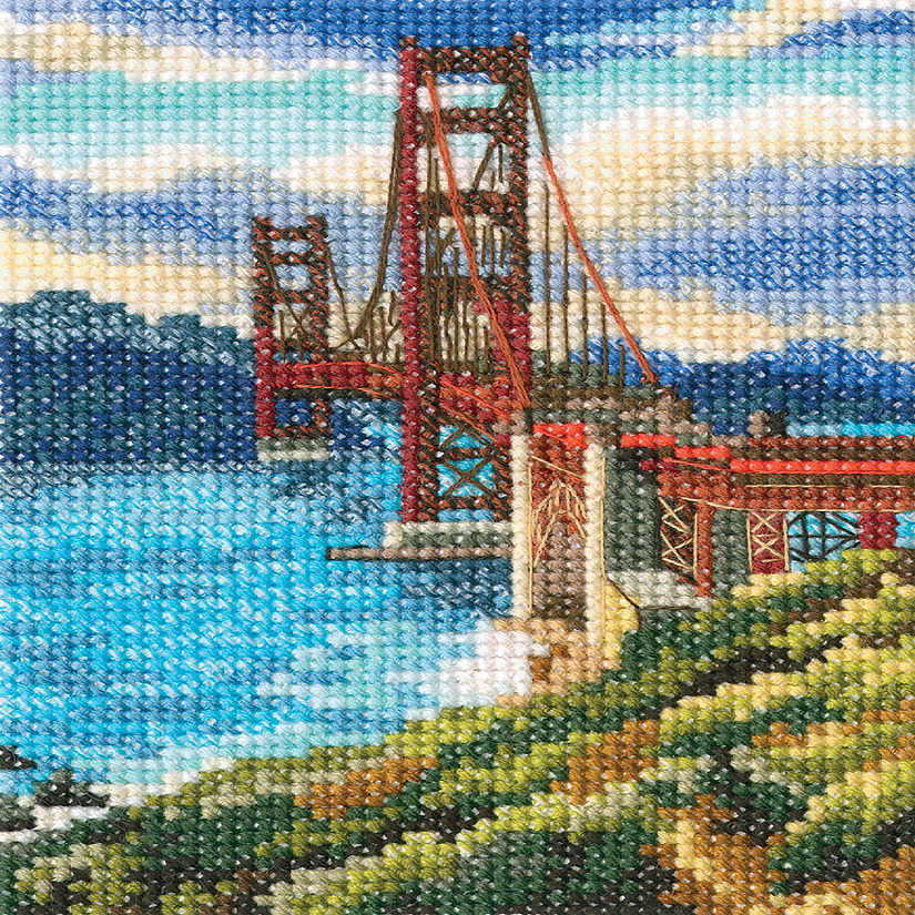 RTO Golden Gate Bridge C302 Counted Cross Stitch Kit Image