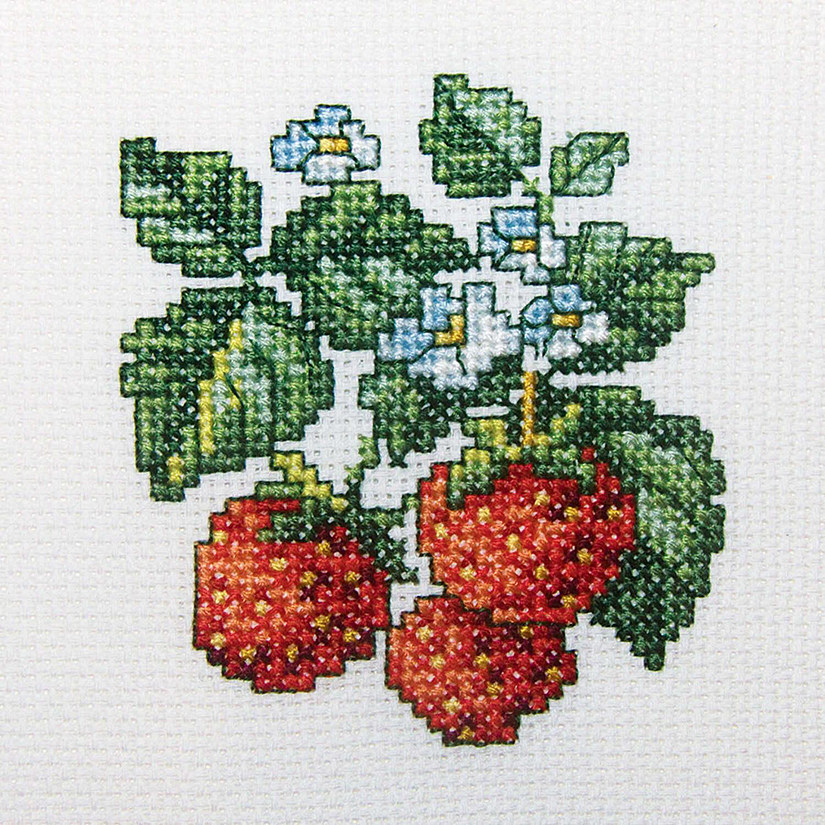 RTO Wild Strawberries H251 Counted Cross Stitch Kit Image