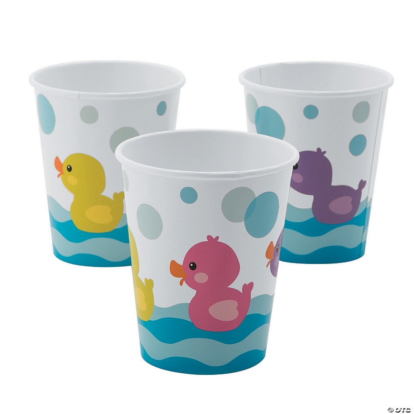 Rubber Ducky Paper Cups Oriental Trading