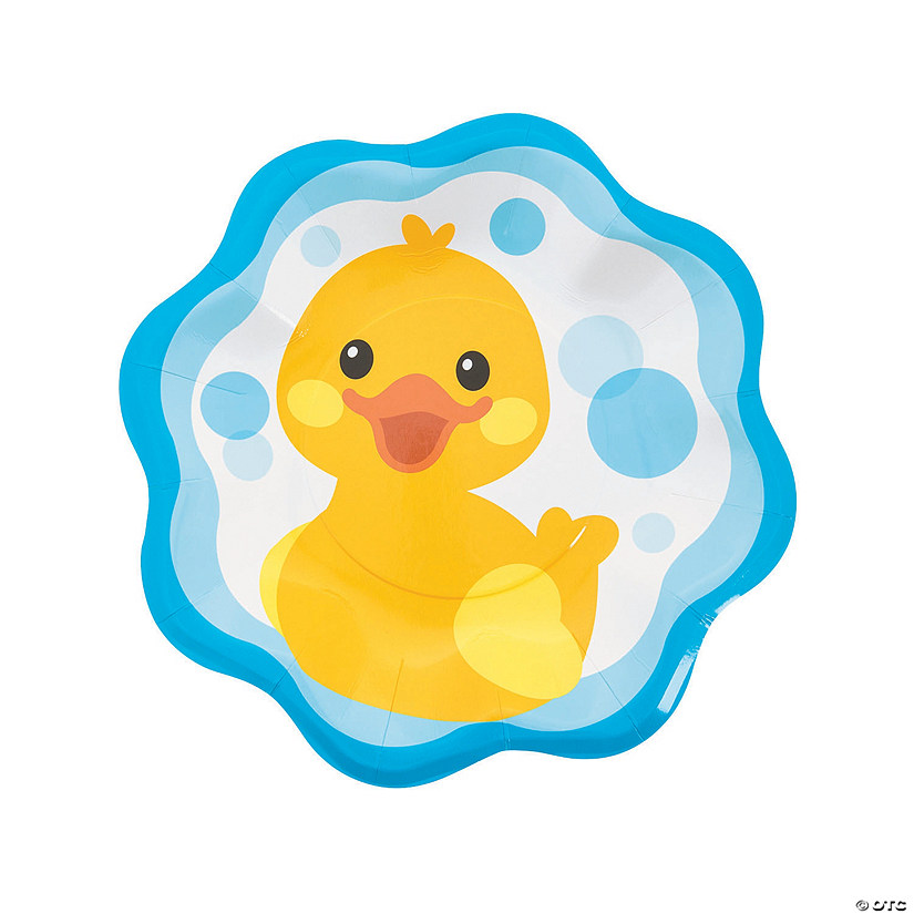 Rubber Ducky Paper Dinner Plates 8 Ct. Oriental Trading
