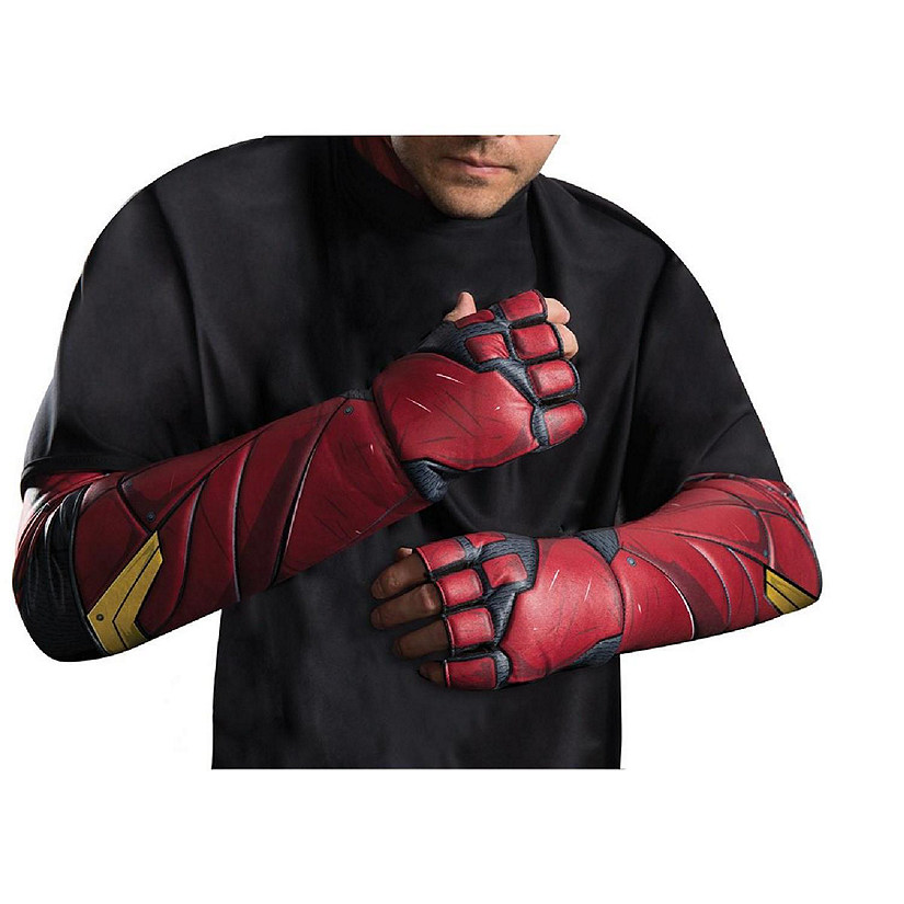 Rubies 249224 Justice League Movie - Flash Gloves-Adult - One Size Image
