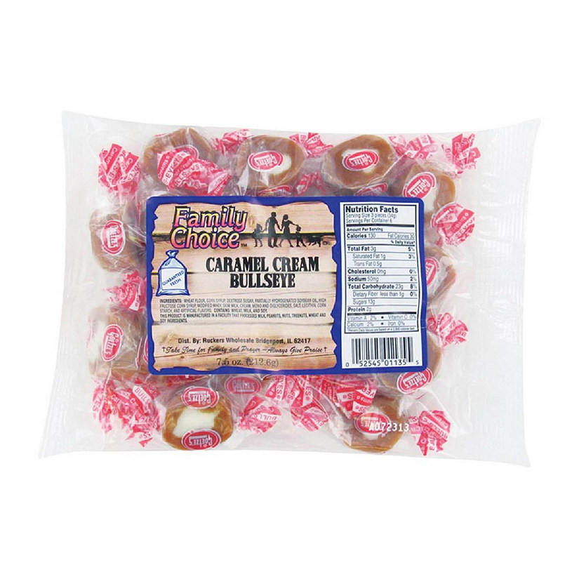 Ruckers Wholesale & Service 9235292 7.5 oz Family Choice Caramel Cream Chewy Candy Image