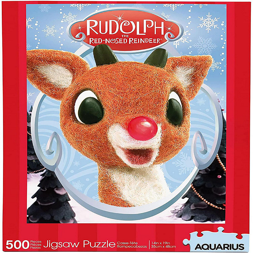Rudolph the Red-Nosed Reindeer Collage 500 Piece Jigsaw Puzzle Image