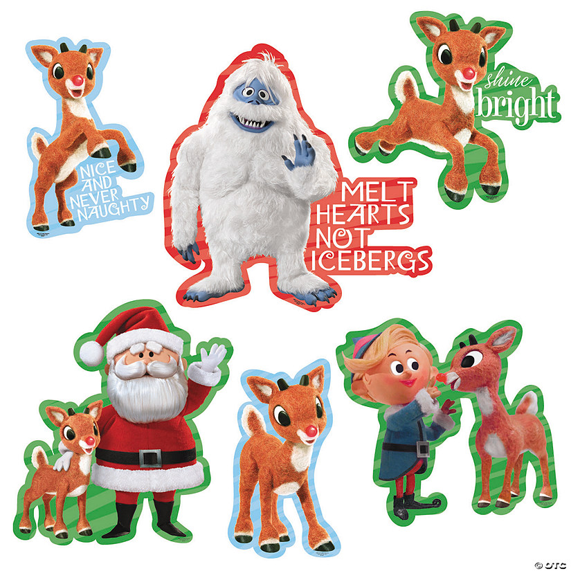 Rudolph the Red-Nosed Reindeer<sup>&#174;</sup> Christmas Cutouts - 6 Pc. Image