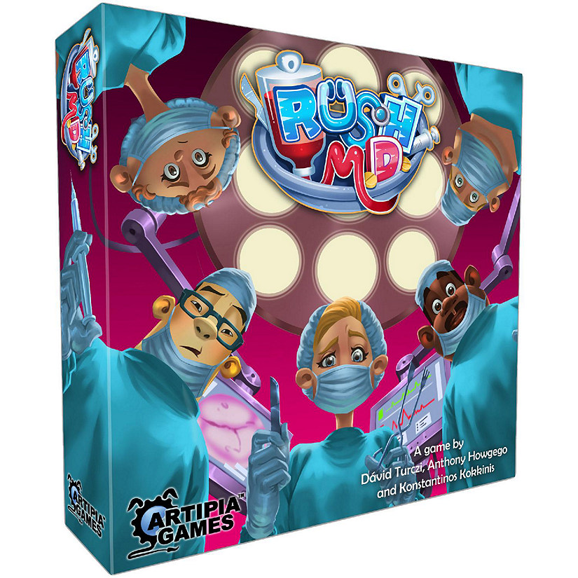 Rush M.D. Cooperative Strategy Board Game, 1-4 Players Image