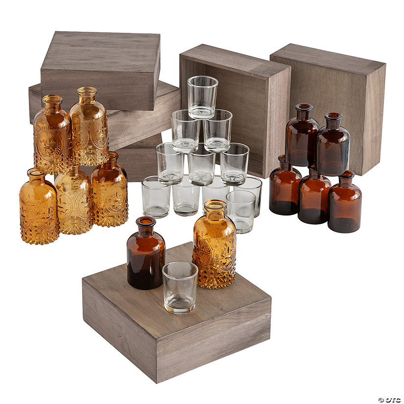 Rustic Centerpiece Kit for 6 Tables - 30 Pc. Image