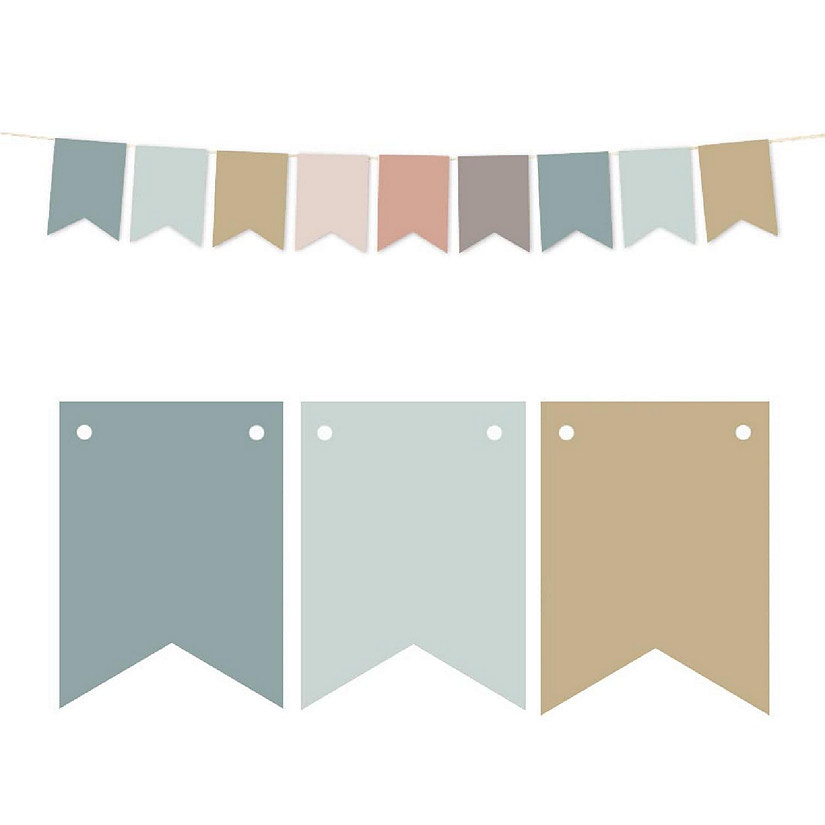 Rustic Pastels Blank Pennant 6ft Image