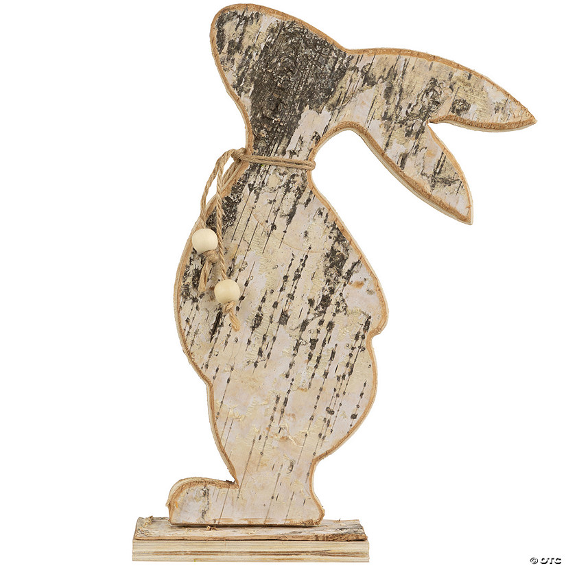 Rustic Rabbit Silhouette Tabletop Easter Decoration - 12" Image