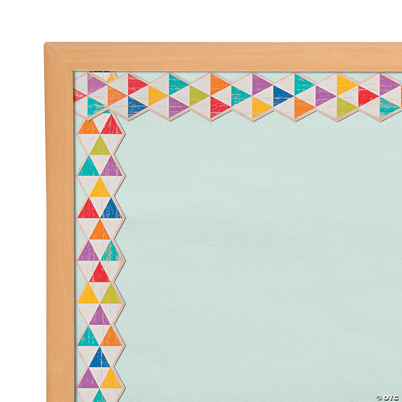 Rustic Triangle Bulletin Board Borders Discontinued