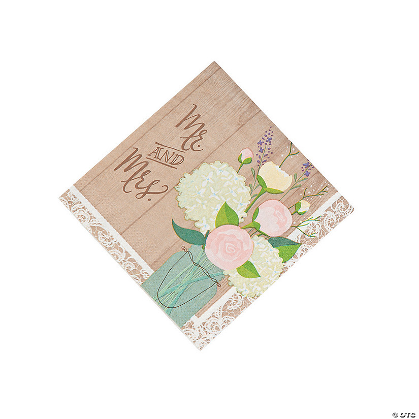 Rustic Wedding Luncheon Napkins