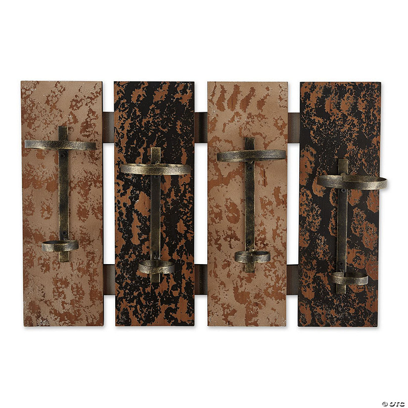 Rustic Wine Wall Rack 22.75X5.12X15.75" Image