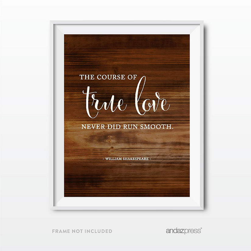 Rustic Wood True Love Sign 8.5x11 Image