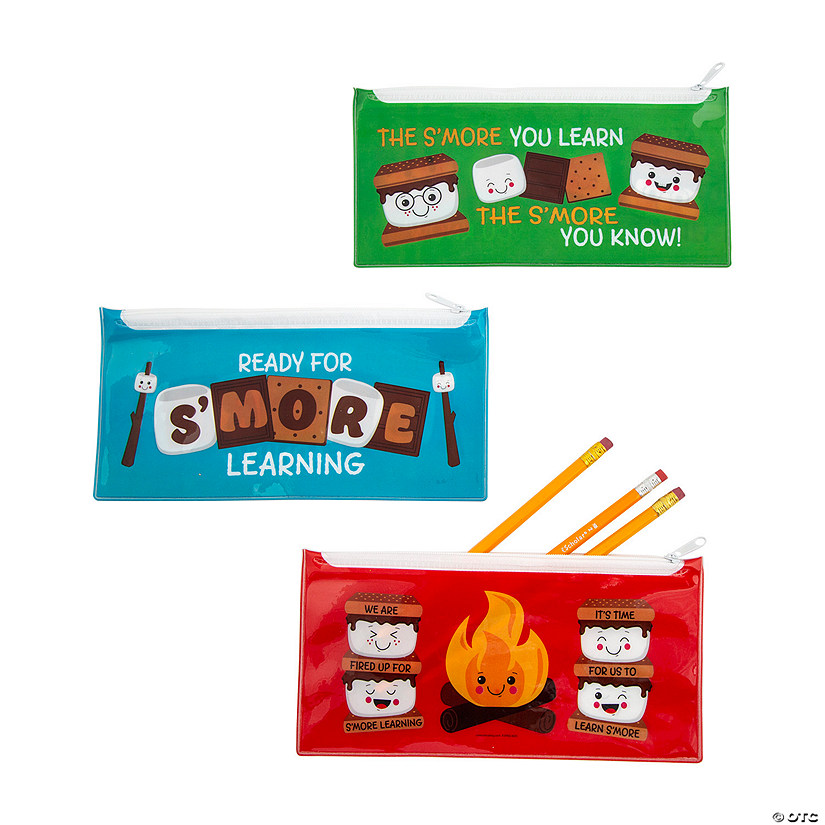 S&#8217;more Learning Pencil Cases - 12 Pc. Image