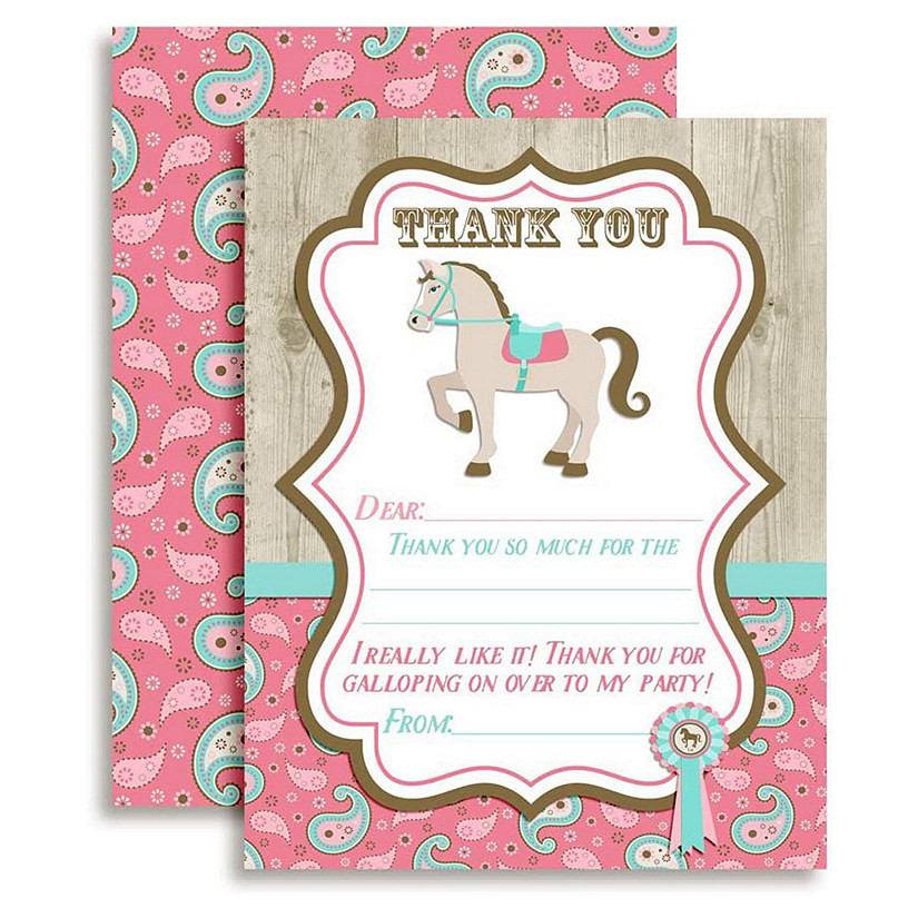 Saddle Up Thank You 20pc. by AmandaCreation Image