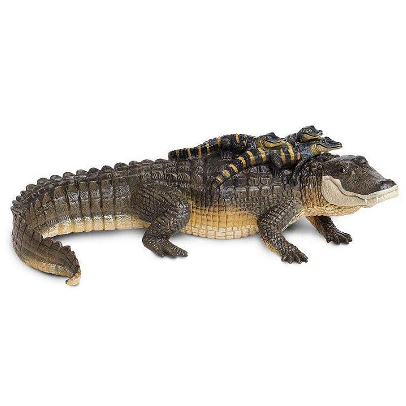Safari Alligator with Babies Toy Image