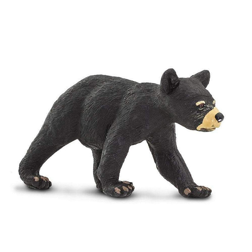 Safari Black Bear Cub Toy Image
