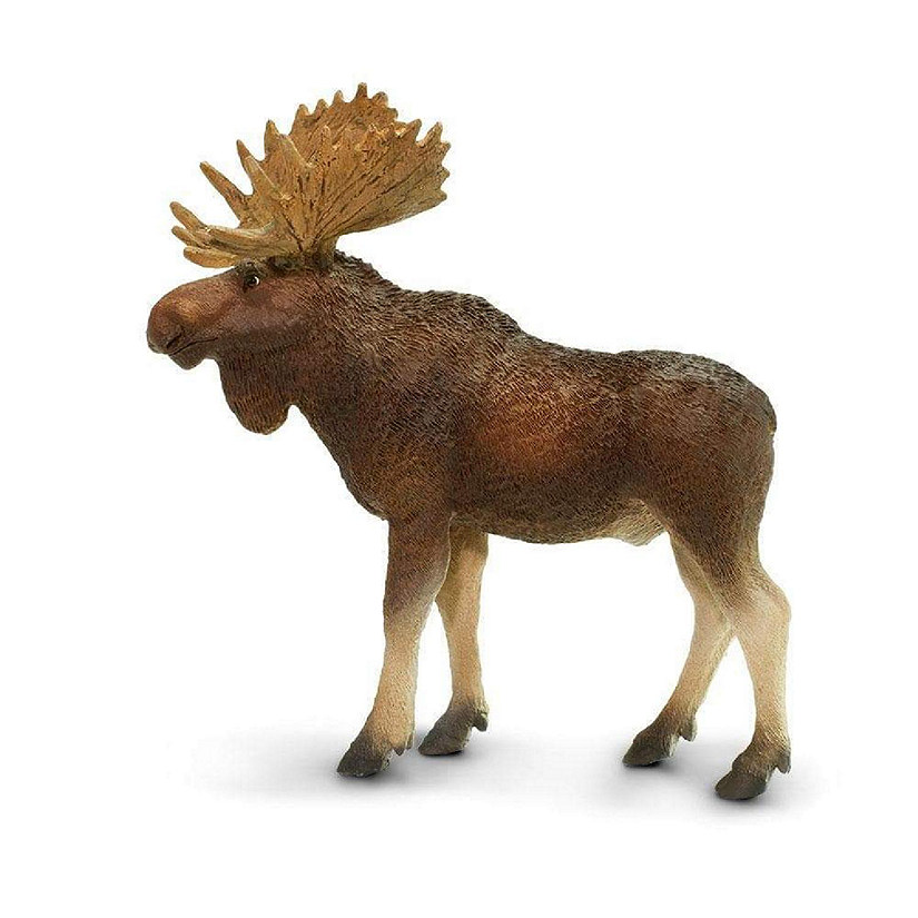 Safari Bull Moose Toy Image