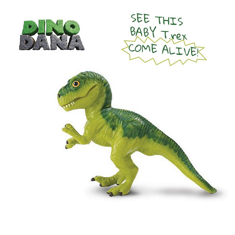 Fun Green T-Rex Dinosaur Playing Piano | Tote Bag