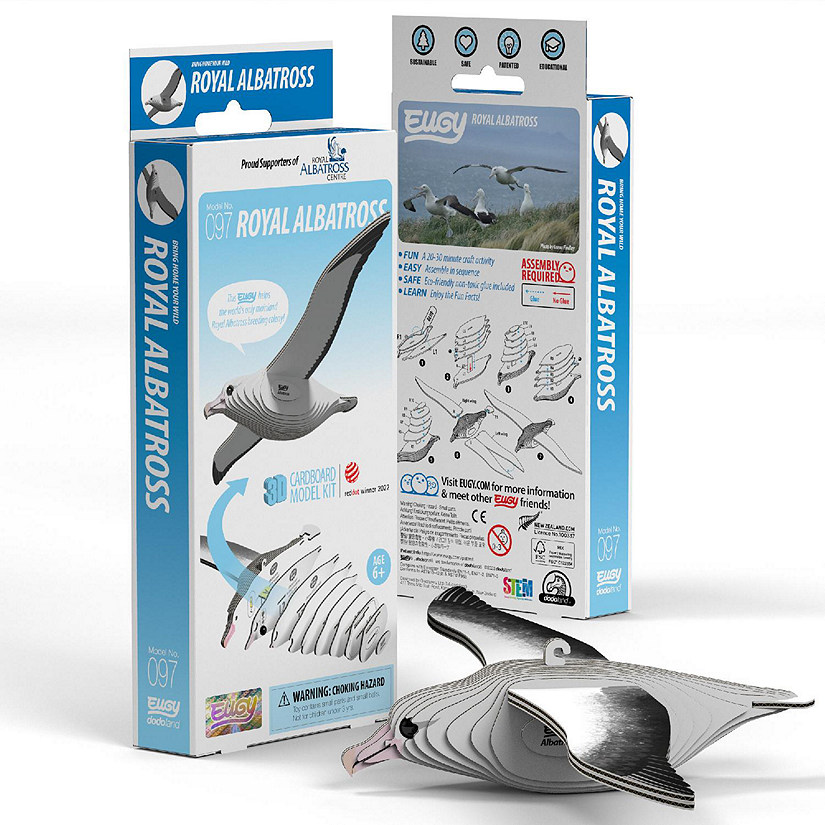 Safari Ltd Eugy Royal Albatross 3D Puzzle Image