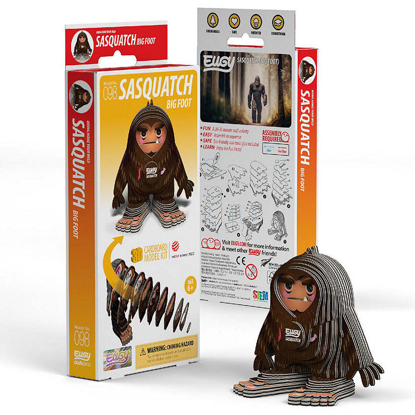 Safari Ltd Eugy Sasquatch 3D Puzzle Image