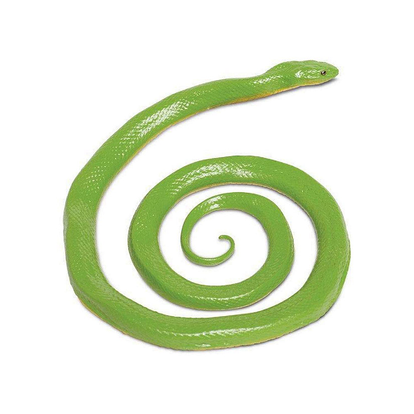 Safari Rough Green Snake Toy Image