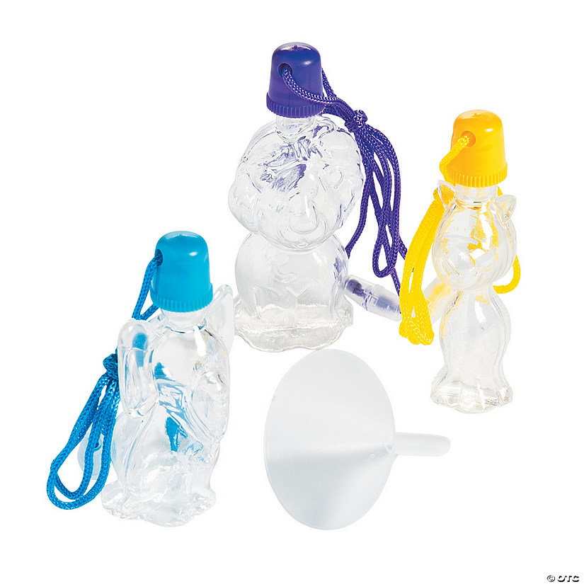 Safari Sand Art Bottle Necklaces - 12 Pc. Image