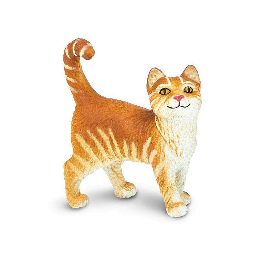 Safari Tabby Cat Toy Oriental Trading