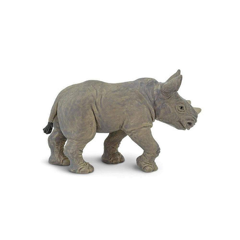 Safari White Rhino Baby Toy Image